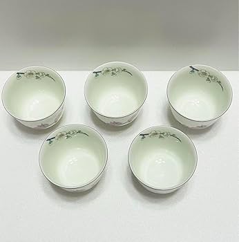【未使用品】深川製磁　紅白梅　茶托付仙茶碗揃&和皿揃　セット Amazon.co.jp: 深川製磁 紅白梅 仙茶碗揃 5客 : おもちゃ